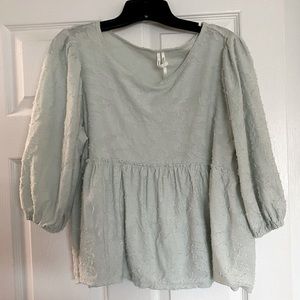 Anthropologie top. Babydoll style, maternity top